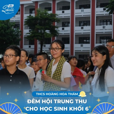 Đêm hội Trung Thu khối 6 Trường THCS Hoàng Hoa Thám