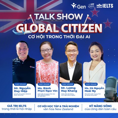 TALKSHOW GLOBAL CITIZEN – CƠ HỘI TRONG THỜI ĐẠI AI