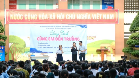 Chương trình: CÙNG EM ĐẾN TRƯỜNG tại trường Tiểu học Lam Sơn