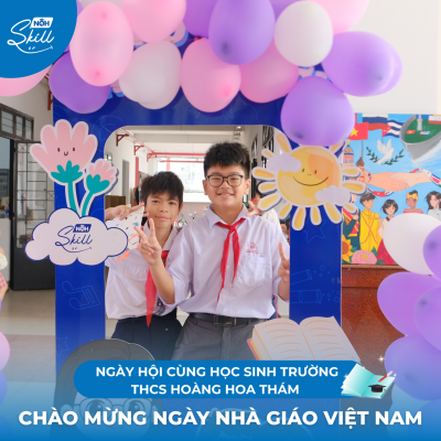 CHÀO MỪNG NGÀY NHÀ GIÁO VIỆT NAM TRƯỜNG THCS HOÀNG HOA THÁM