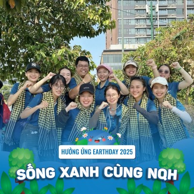 EARTH DAY 2025 – “SỐNG XANH CÙNG NQH”